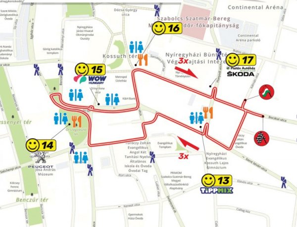 Rally Hungary – Forgalomkorlátozások és útlezárások Nyíregyházán