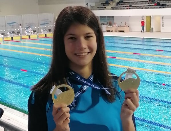 Bajnoki cím a serdülők között - Barna Bianka Dorottya volt a leggyorsabb 100 mellen