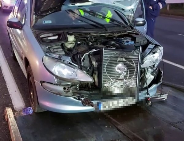 Ráfutásos baleset történt csütörtök reggel a Debreceni úton    