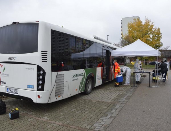 Helyettes tisztifőorvos: szerdán hat szűrőbusz végzi a teszteléseket