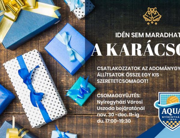 Várják az adományokat a vízilabdások - Az Aqua SE is szeretne segíteni