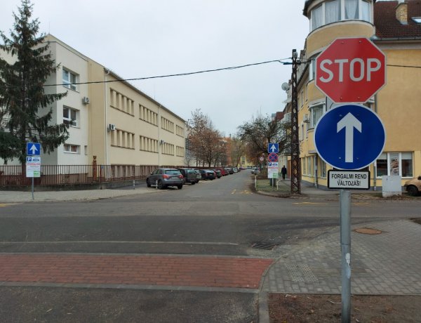 Forgalmirend-változás lépett életbe Nyíregyháza belvárosában