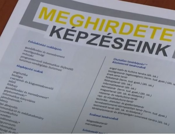 Felvételi kampány a Nyíregyházi Egyetemen - Felvételi Magazin is készült