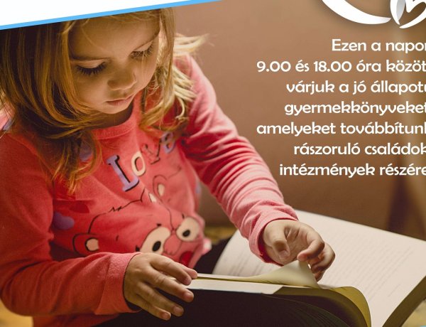Tegyük szebbé közösen a gyerekek estéit! - Nemzetközi Könyvajándék Nap 