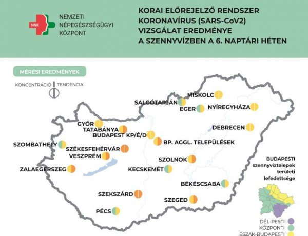 Több település szennyvizében továbbra is emelkedik a koronavírus örökítőanyagának koncentr