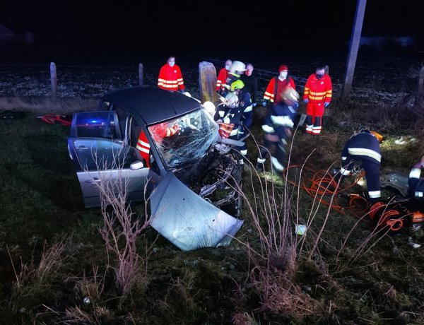 Halálos baleset történt csütörtök este a 38-as számú főúton, Nyírtelek térségében