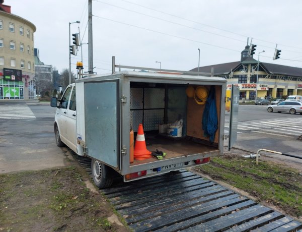 A Nyírtávhő munkatársai a város több pontján is munkálatokat végeznek