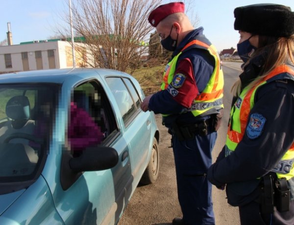 Összehangolt közlekedésbiztonsági ellenőrzést tartottak Szabolcs-Szatmár-Bereg megyében