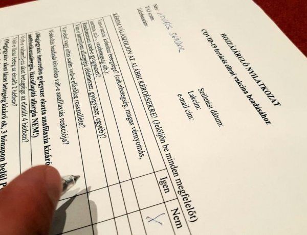 Hozzájáruló nyilatkozat – Nyomtassa ki, töltse ki és vigye magával az oltásra!