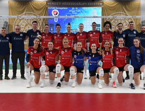 Kupagyőzelem után - A Fatum Nyíregyháza kilencedik alkalommal hódította el a serleget