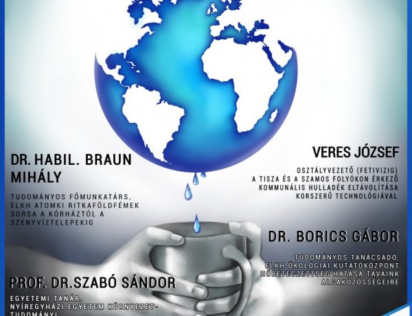 Online előadások a víz világnapja alkalmából                      