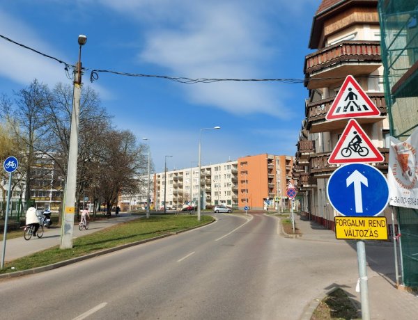 Forgalmirend-változás lépett életbe egy szakaszon a belvárosban