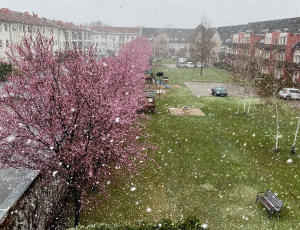 Nyíregyházára is megérkezett a Meteorológiai Szolgálat által ígért havazás