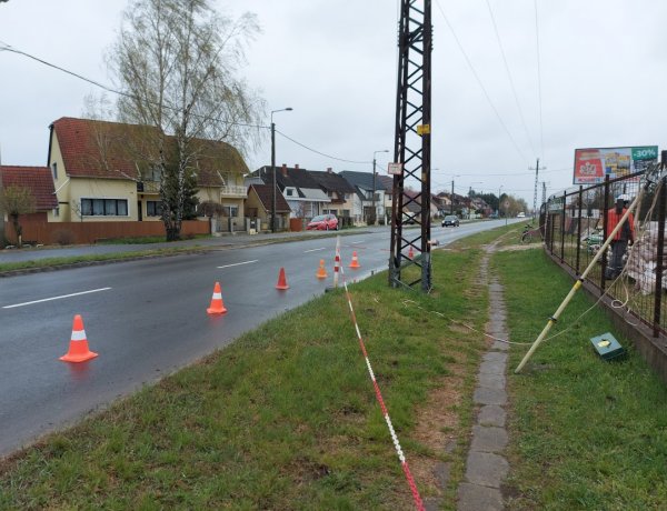 Forgalomkorlátozás mellett korszerűsítési munkálatokat végez az E.ON a Kállói úton