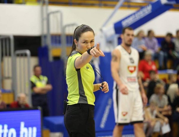 Történelmet is írt már a Nyíregyházáról indult kosárlabda-játékvezető nő