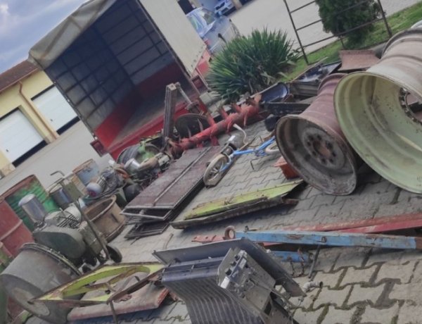 Nagy értékű, lopott mezőgazdasági vasalkatrészekkel buktak le