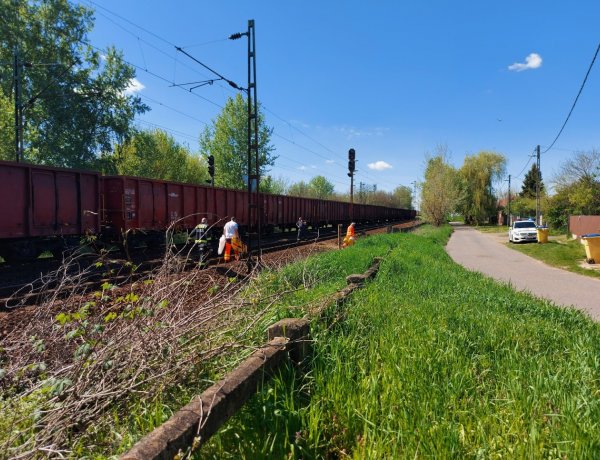 Tragédia – Halálra gázolt egy személyt Nyíregyháza és Sóstóhegy között egy tehervonat 
