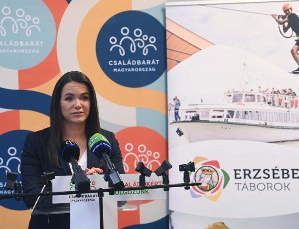 Novák Katalin: idén megtartják az ottalvós Erzsébet-táborokat is