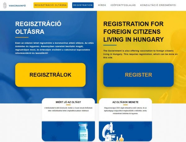 A külhoni magyarok már magyar igazolvánnyal is tudnak regisztrálni oltásra