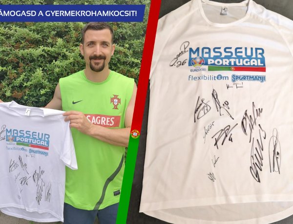 Pár hónapja a nyíregyházi focistákat, most Cristiano Ronaldo csapatát gyúrta