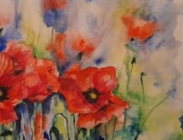 Kovácsné Botrágyi Mónika festménykiállítása a Móricz Zsigmond könyvtárban