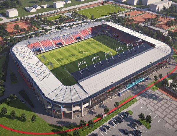 Látványterveken az új Városi Stadion                                          