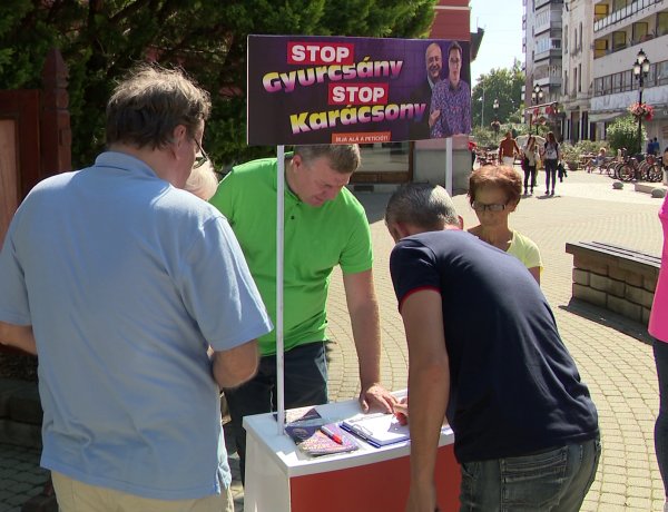 A Stop Gyurcsány! Stop Karácsony! petícióra Nyíregyházán is várja a Fidesz az aláírásokat