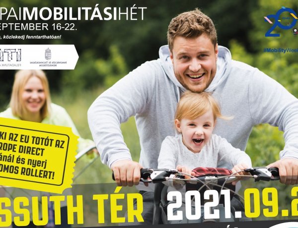 Európai Mobilitási Hét - Autómentes nap programokkal,  kerékpáros felnulással