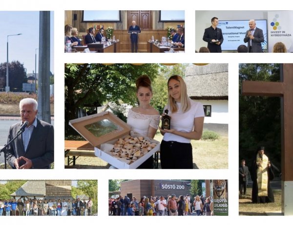 Hírösszefoglaló: Tirpák Fesztivál, nemzetközi találkozók, új körforgalom és keresztavató