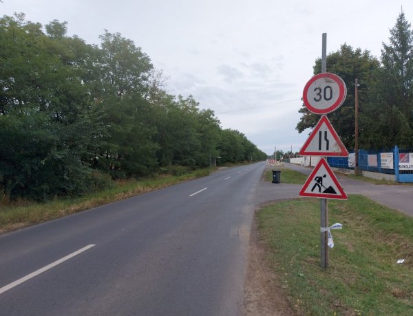 Sebességkorlátozás a Westsik Vilmos úton: helyreállítási munkákat végez a Nyírségvíz