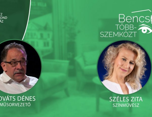 Többszemközt Széles Zitával -  a Bencs Villában október 12-én