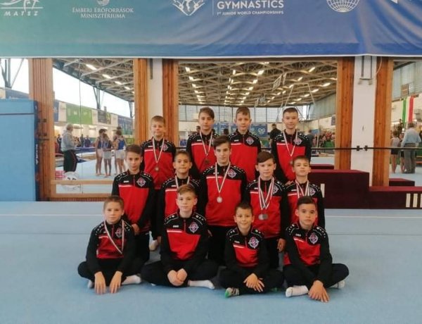 Remekeltek a tornász fiúk - Második hely az országos bajnokságon                  