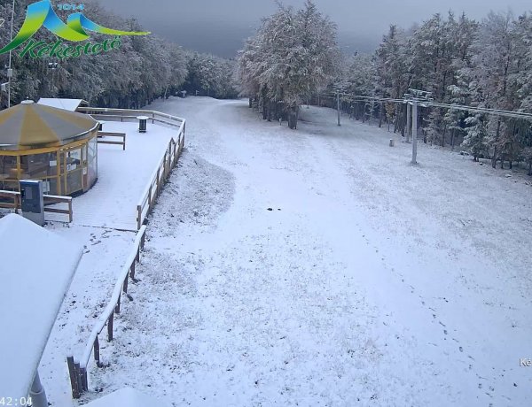 Beköszöntött a tél, hótakaró borítja az ország legmagasabb pontját is