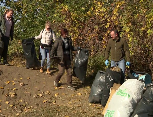 TeSzedd! – 15 köbméter hulladékot szedtek össze 1 óra alatt a lőtér mellől