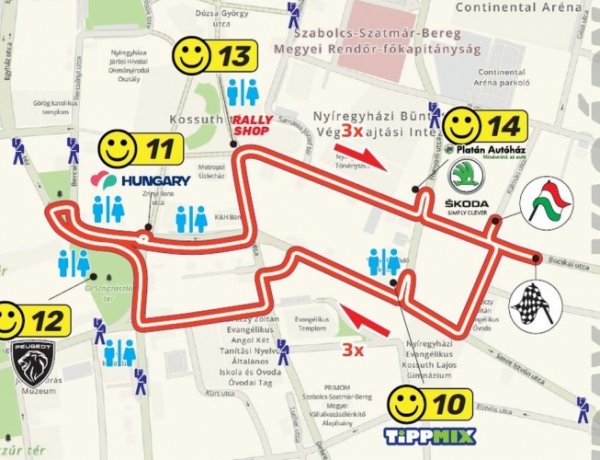 Rally Európa-bajnokság 2021 – Mutatjuk a belvárost érintő útlezárásokat