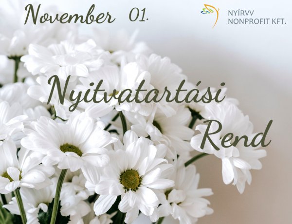 Így alakul a mindenszenteki nyitvatartási rend a nyíregyházi piacokon