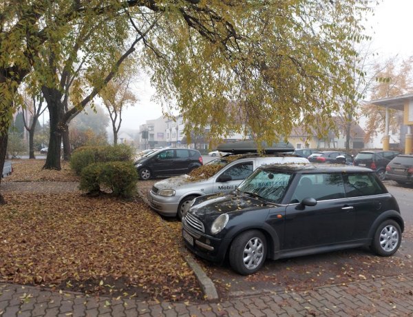 Gallyazási munkálatokat pótolnak csütörtökön a Szegfű utca 54. szám alatti társasház Liszt Ferenc utca felőli oldalán 