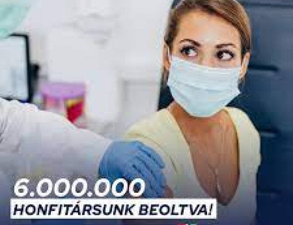 Orbán Viktor: 6 millió honfitársunk beoltva!