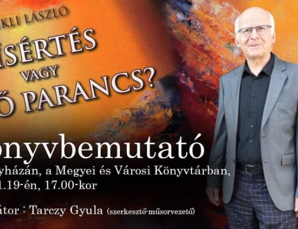 Kísértés vagy belső parancs? – Író, katolikus pap, családapa könyvbemutatója pénteken