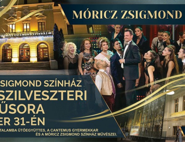 Idén először Zenés Szilveszteri Gálával is várja közönségét a Móricz Zsigmond Színház!