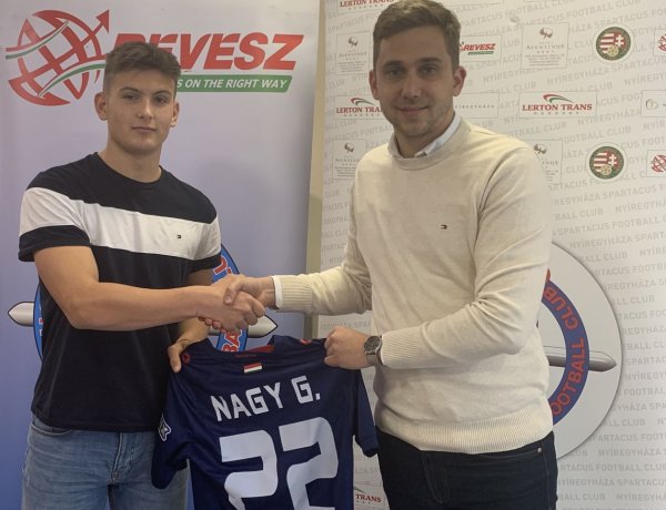 Saját nevelésű fiatal kapott profi szerződést a Nyíregyháza Spartacusnál     