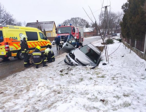 Megyei katasztrófavédelem: elindulás előtt mindenki tájékozódjon az aktuális meteorológiai helyzetről és az útviszonyokról
