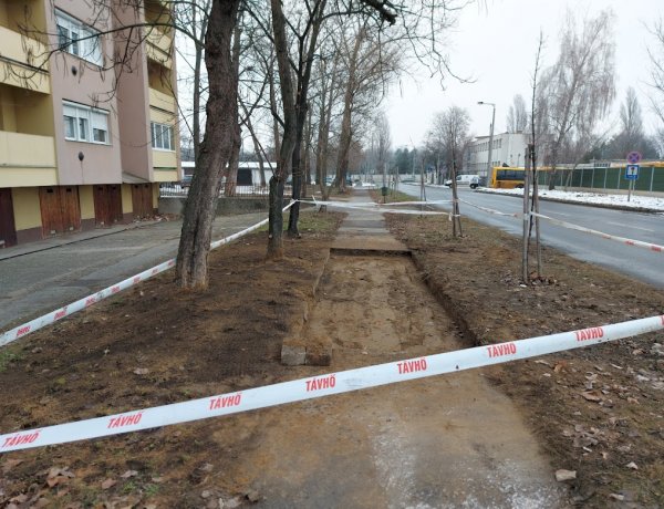 Helyreállította a korábbi csőtörést a Nyírtávhő a Krúdy Gyula utcánál