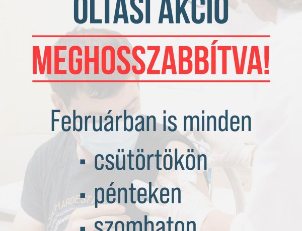 György István: már 2 millió oltást adtak be az oltási akciónapokon