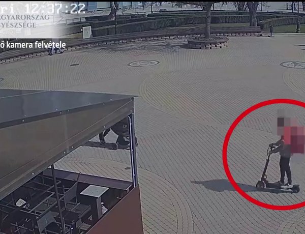 Elektromos rollerrel gázoltak el egy gyereket – Fejsérülést és térdzúzódást okozott a futár
