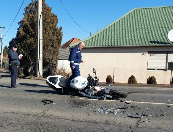 Halálos motoros baleset történt pénteken délelőtt