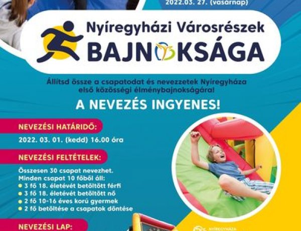 Városrészek bajnoksága - Jelentkezhetnek a csapatok