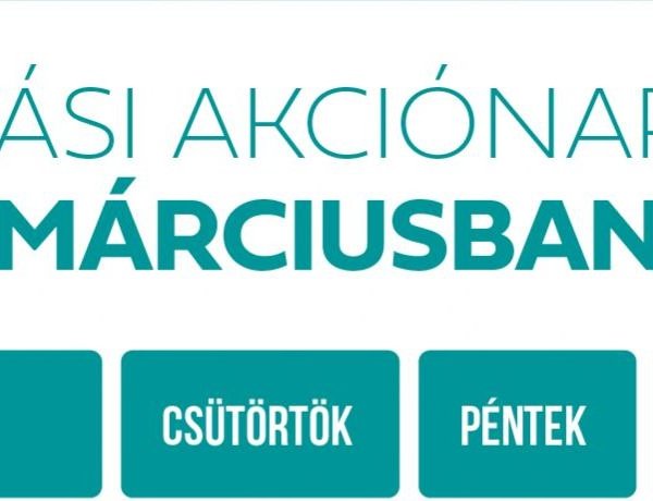 Márciusban is minden csütörtökön, pénteken és szombaton oltási akció