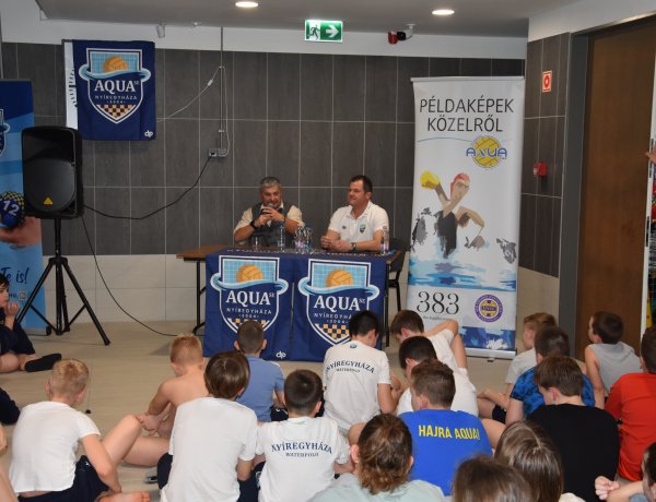Vízilabda - Folytatódott a példaképek közelről program