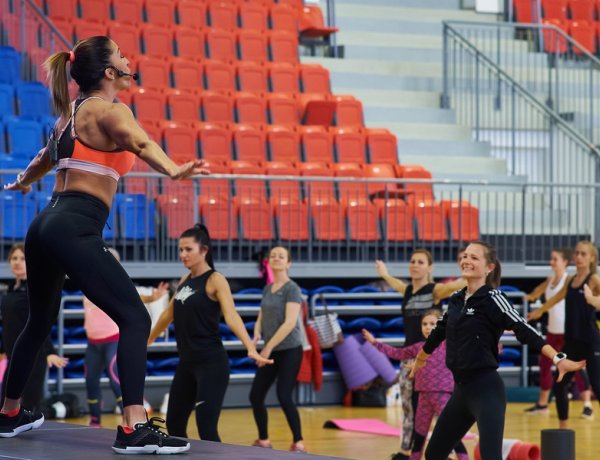 Rubint Réka tartott edzést az Arénában